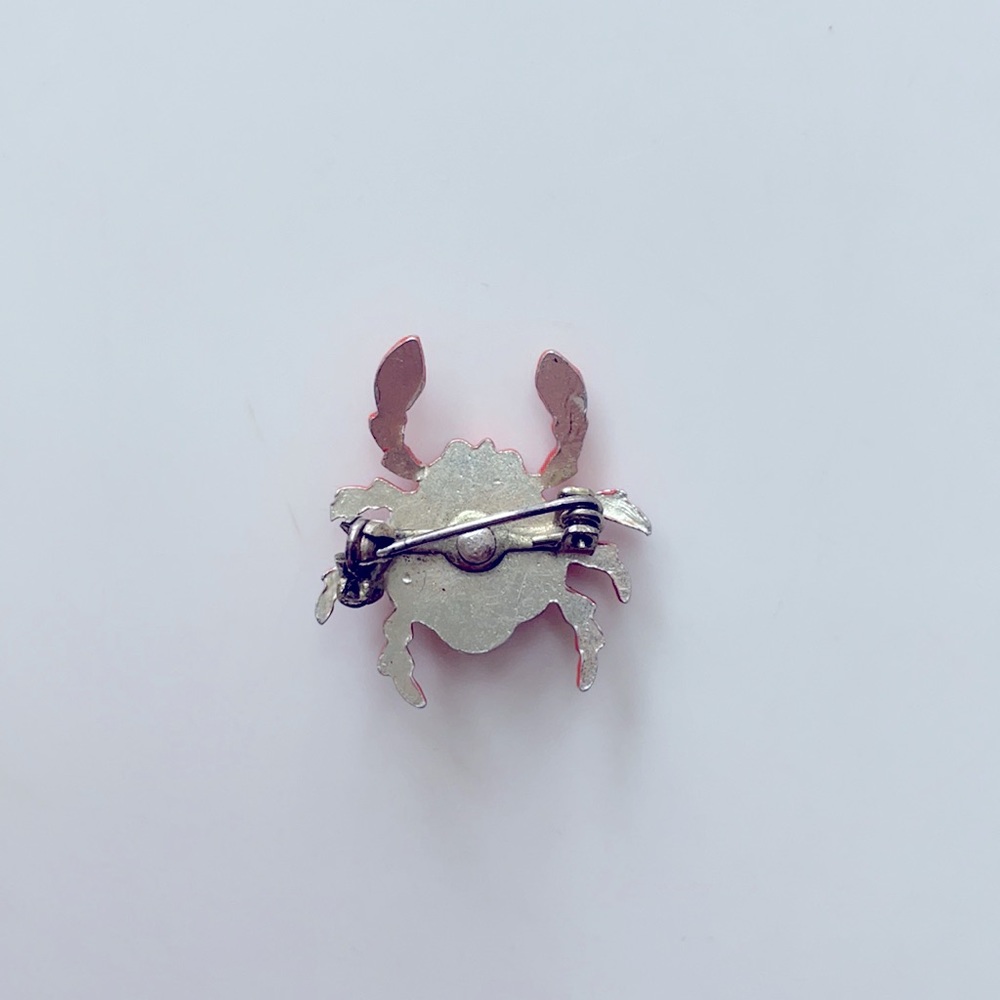 Vintage Cancer Crab Zodiac Pin Brooch - Picture 2 of 3